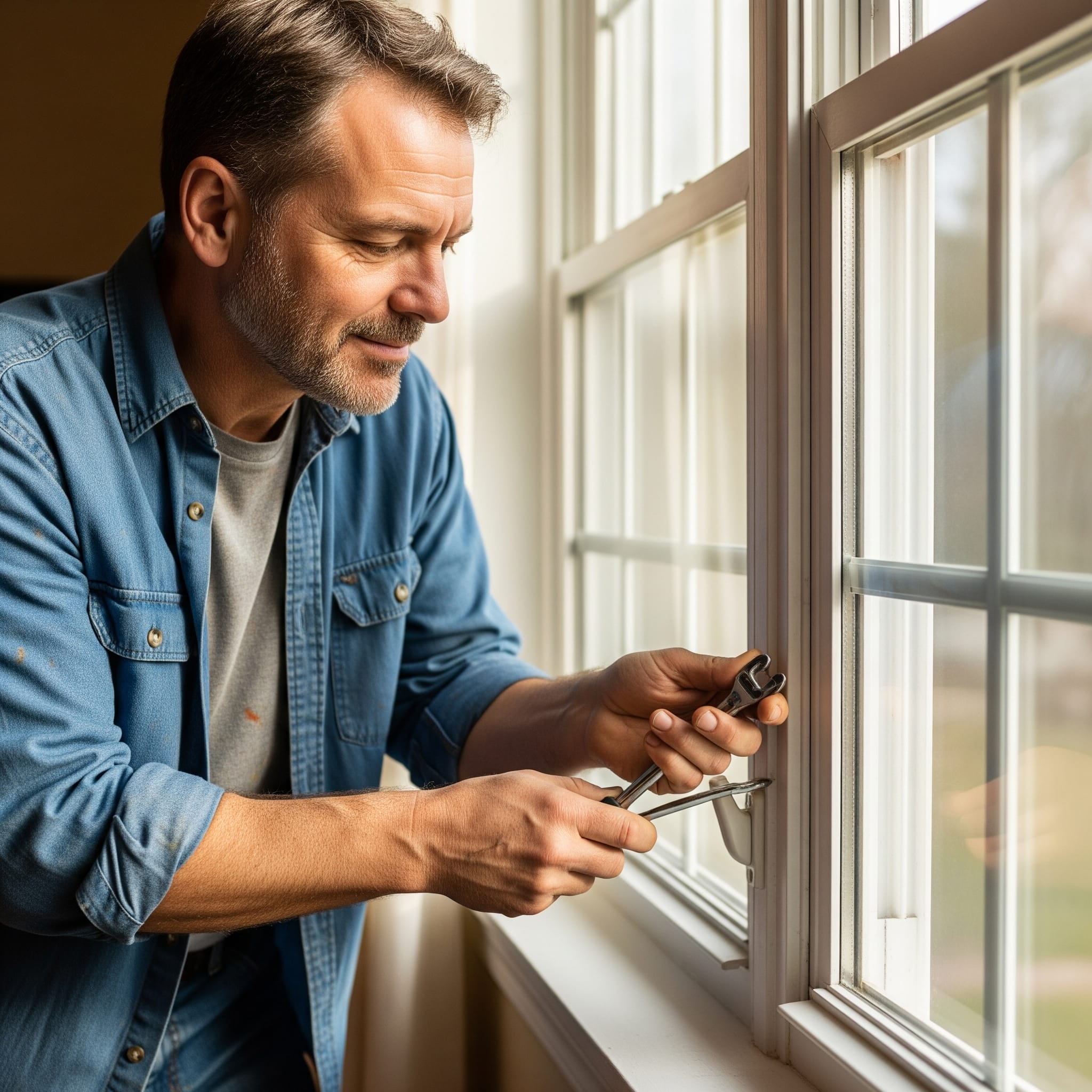 Klemmend raam laten maken door Klusbedrijf Henk Oost in Den Helder