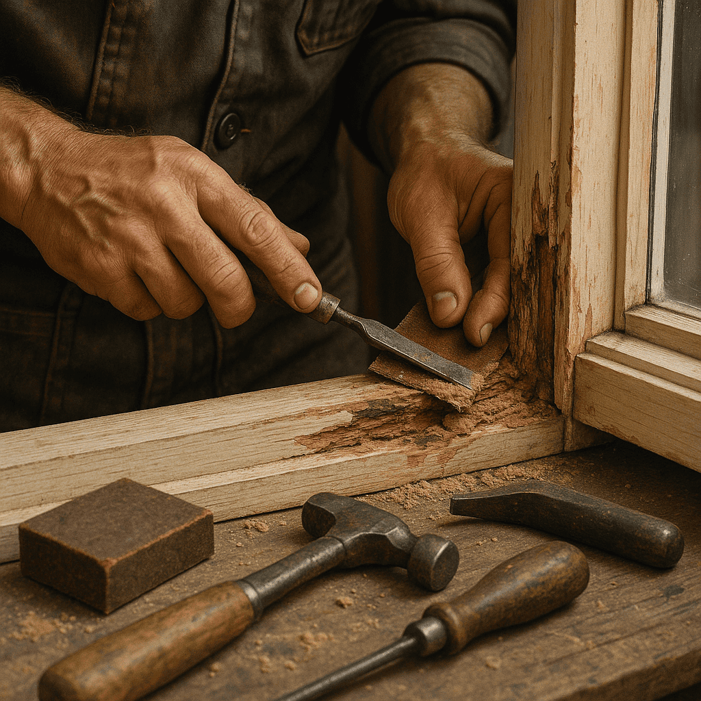 Houtwerk Onderhoud in Den Helder door Klusbedrijf Henk Oost in Den Helder