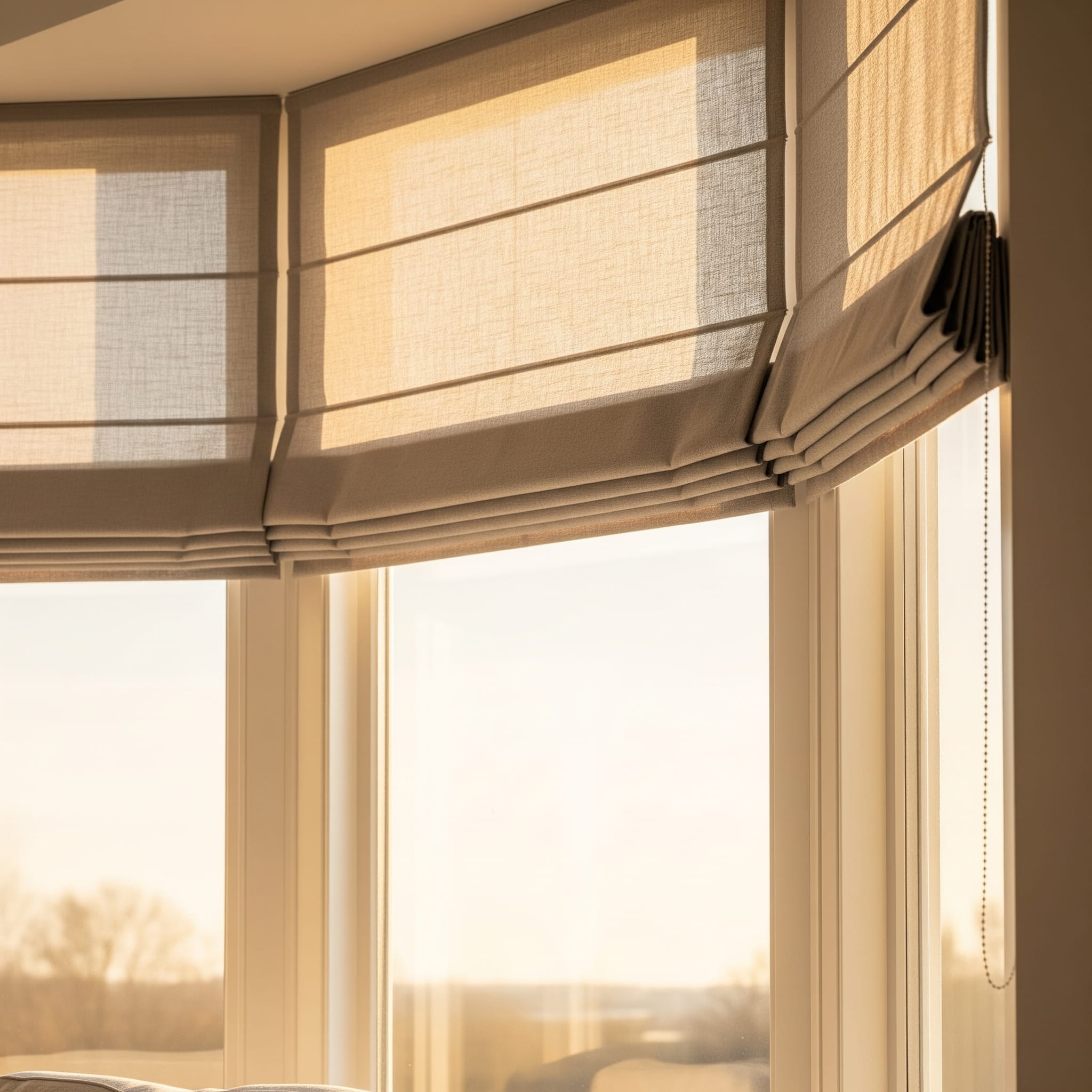 Vouwgordijn laten ophangen door Klusbedrijf Henk Oost in Den Helder